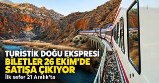 Turistik Doğu Ekspresi’nde yeni sezon: Biletler 26 Ekim’de satışa çıkıyor